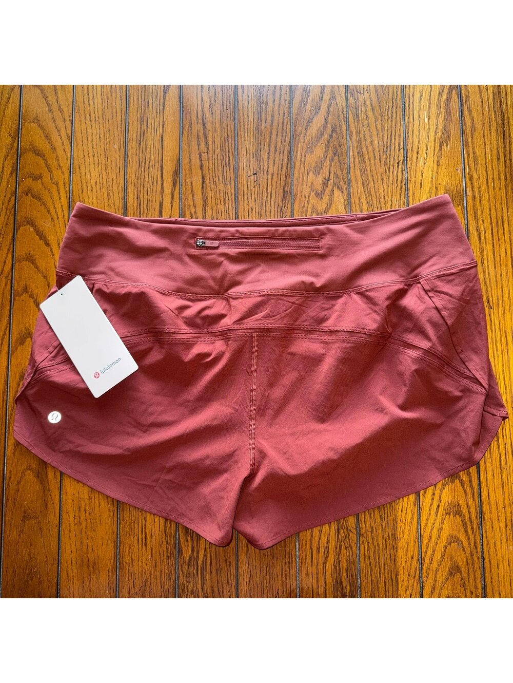 Lululemon Speed Up Short High Rise 2.5” Mesh Vent Cranberry Charm Size XL/12 NWT